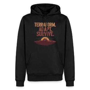 Astrobiology Space Exploration Extraterrestrial - Männer Premium Bio Hoodie - Schwarz - Vorne - Nico (187cm)
