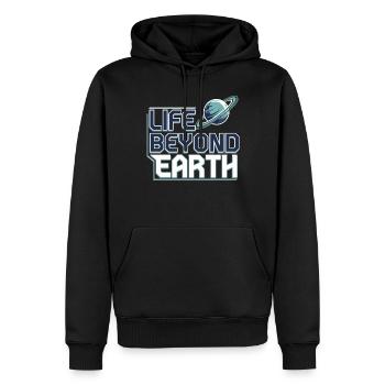 Astrobiology Space Exploration Extraterrestrial - Männer Premium Bio Hoodie - Schwarz - Vorne - Nico (187cm)