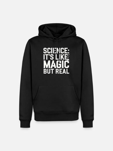 Microscope Enthusiast Lab Technician Science - Men’s Premium Organic Hoodie - black