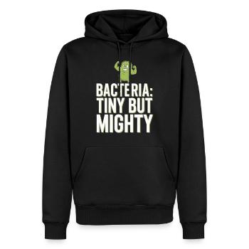 Microscope Enthusiast Lab Technician Science - Men’s Premium Organic Hoodie - black - Front - Nico (187cm)