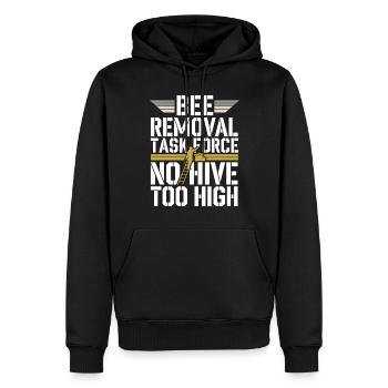 Bienenentfernungsspezialist Live Swarm Rescue - Männer Premium Bio Hoodie - Schwarz - Vorne - Nico (187cm)