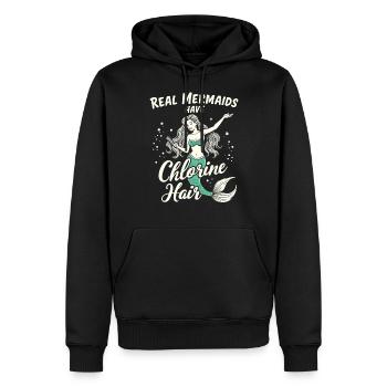 Mermaid Underwater Performer Mermaid - Men’s Premium Organic Hoodie - black - Front - Nico (187cm)