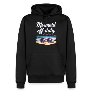 Mermaid Underwater Performer Mermaid - Men’s Premium Organic Hoodie - black - Front - Nico (187cm)