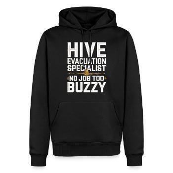 Bienenentfernungsspezialist Live Swarm Rescue - Männer Premium Bio Hoodie - Schwarz - Vorne - Nico (187cm)