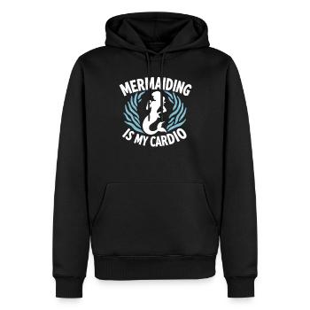 Passionné de microscope Technicien de laboratoire Science - Sweat à capuche Premium bio Homme - noir - Devant - Nico (187cm)