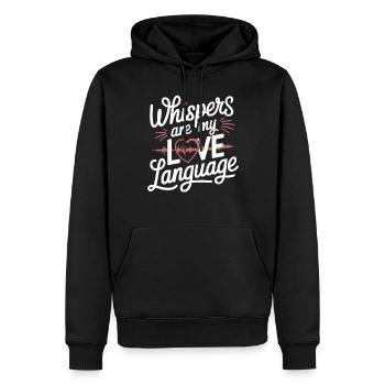 Asmr Creator Sensorische Entspannung Beruhigender - Männer Premium Bio Hoodie - Schwarz - Vorne - Nico (187cm)