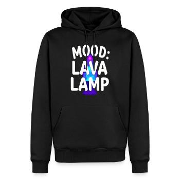Lava -lampe Retro Ästhetische Psychedelische - Männer Premium Bio Hoodie - Schwarz - Vorne - Nico (187cm)