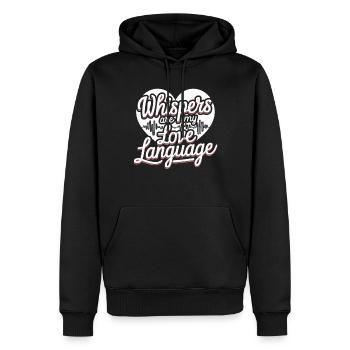 Asmr Creator Sensorische Entspannung Beruhigender - Männer Premium Bio Hoodie - Schwarz - Vorne - Nico (187cm)