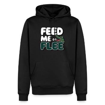 Alligator Krokodil Reptil Enthusiast Sumpf - Männer Premium Bio Hoodie - Schwarz - Vorne - Nico (187cm)