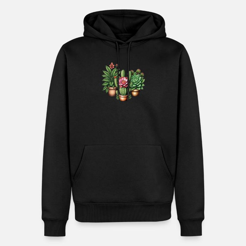 Trio Jardin du Désert - Sweat à capuche Premium bio Homme - noir