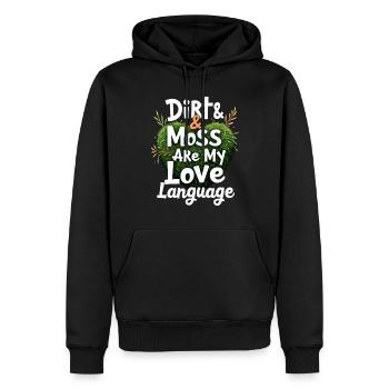 Kokedama Moss Ball Pflanzt Japanische Gartenarbeit - Männer Premium Bio Hoodie - Schwarz - Vorne - Nico (187cm)