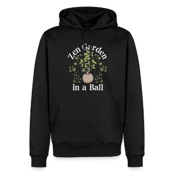 Kokedama Moss Ball Pflanzt Japanische Gartenarbeit - Männer Premium Bio Hoodie - Schwarz - Vorne - Nico (187cm)