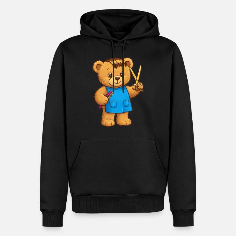 Teddy Bear Coiffeur - Sweat à capuche Premium bio Homme - noir