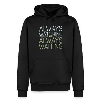 Alligator Krokodil Reptil Enthusiast Sumpf - Männer Premium Bio Hoodie - Schwarz - Vorne - Nico (187cm)