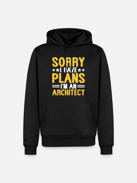 Architect - Men’s Premium Organic Hoodie - black