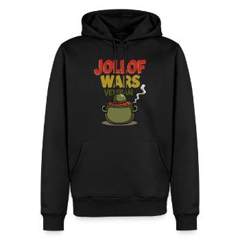 Riz Jollof Cuisine d’Afrique de l’Ouest Nigériane - Sweat à capuche Premium bio Homme - noir - Devant - Nico (187cm)