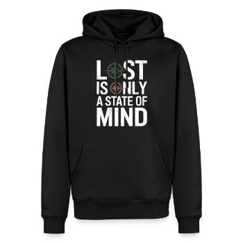 Survival Skills Instruktor Wildnistraining - Männer Premium Bio Hoodie - Schwarz - Vorne - Nico (187cm)