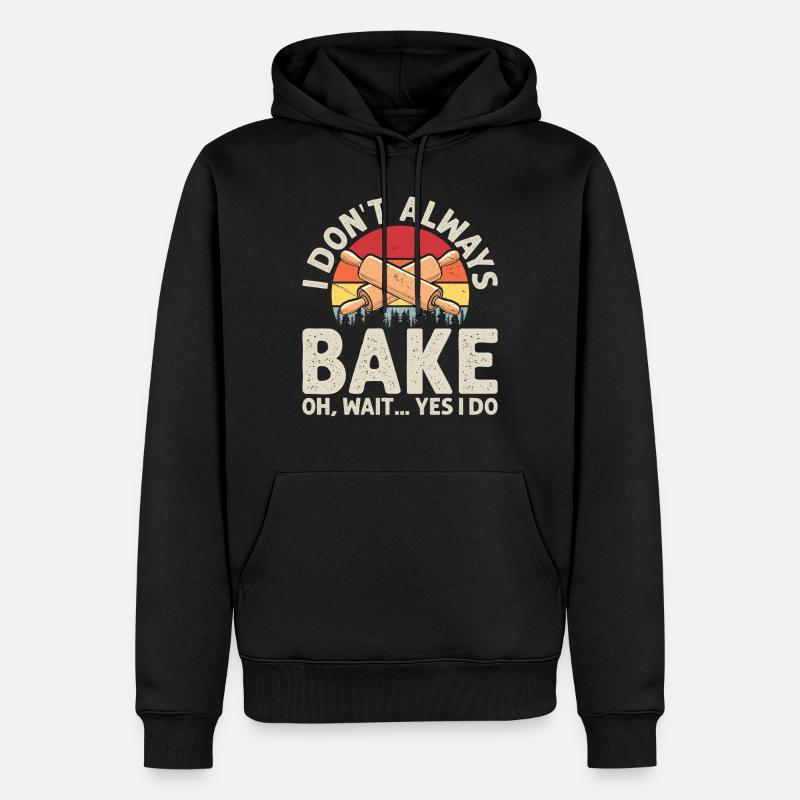Baking Baker Bakery - Men’s Premium Organic Hoodie - black