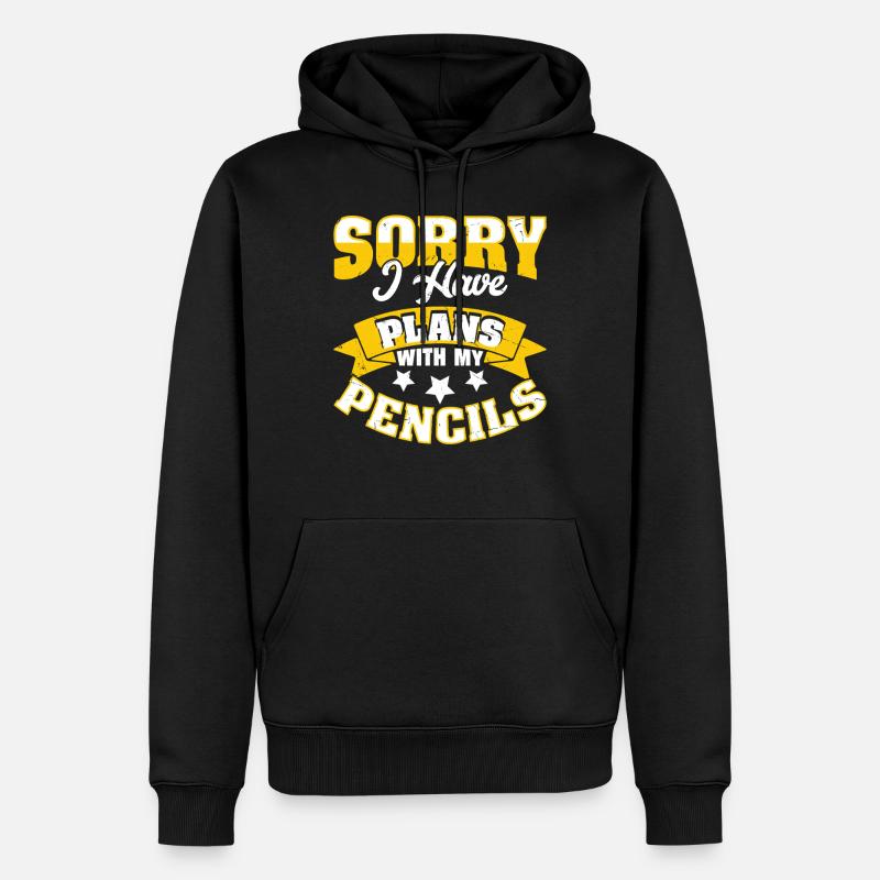 Architecte - Sweat à capuche Premium bio Homme - noir