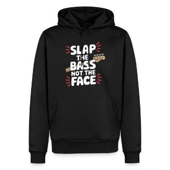 Basse, Guitariste, Musicien, Matériel, Funk, Rock, Jazz - Sweat à capuche Premium bio Homme - noir - Devant - Nico (187cm)