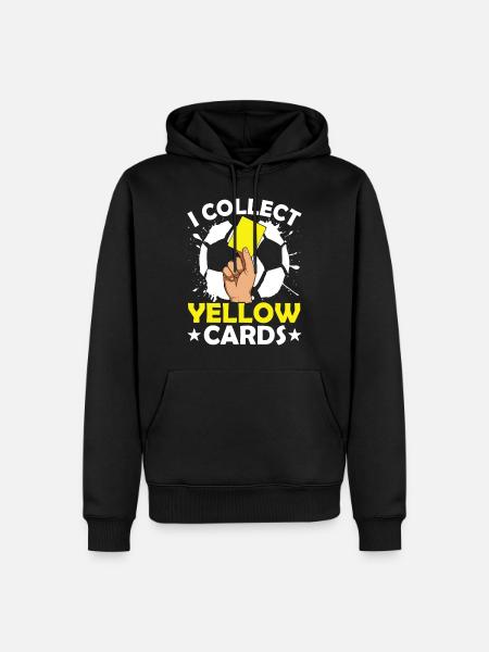 Fußball - Männer Premium Bio Hoodie - Schwarz
