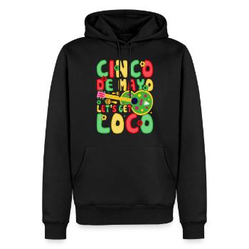 Cinco De Mayo - Sweat à capuche Premium bio Homme - noir - Devant - Nico (187cm)