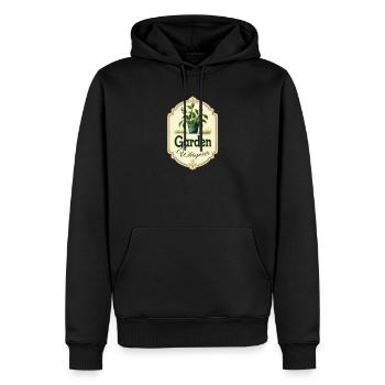 Gartenflüsterer Topfpflanze - Männer Premium Bio Hoodie - Schwarz - Vorne - Nico (187cm)