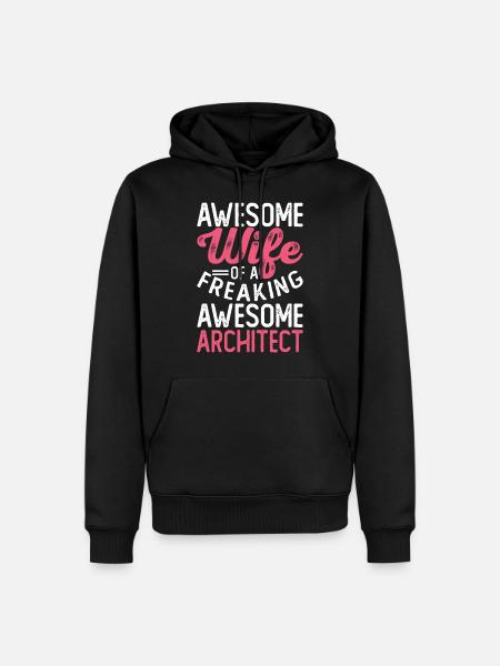 Architect - Men’s Premium Organic Hoodie - black