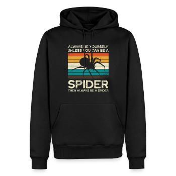 Soyez toujours vous-même, sauf si vous pouvez être une araignée - Sweat à capuche Premium bio Homme - noir - Devant - Nico (187cm)
