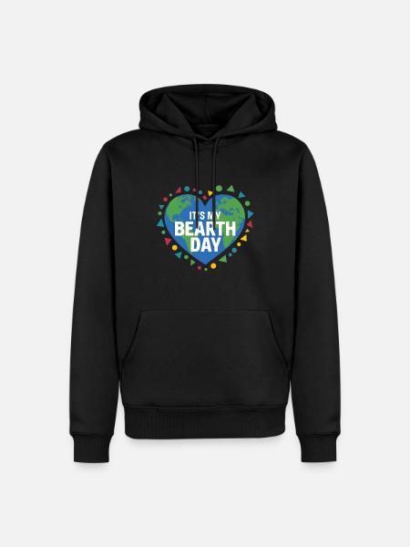 Environmental Protection Birthday Saying - Men’s Premium Organic Hoodie - black