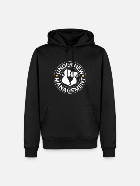 Under new management Wedding Design - Men’s Premium Organic Hoodie - black