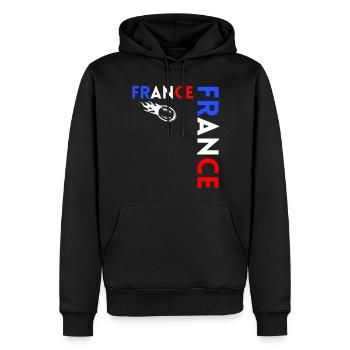 Rugby Player Fan Rugby Supporter Rugby France - Men’s Premium Organic Hoodie - black - Front - Nico (187cm)