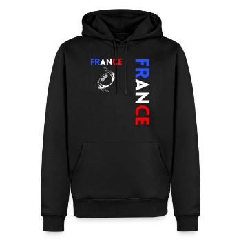 Rugby Player Fan Rugby Supporter Rugby France - Men’s Premium Organic Hoodie - black - Front - Nico (187cm)