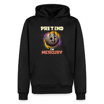 Mercure - Sweat à capuche Premium bio Homme - noir - Devant - Nico (187cm)