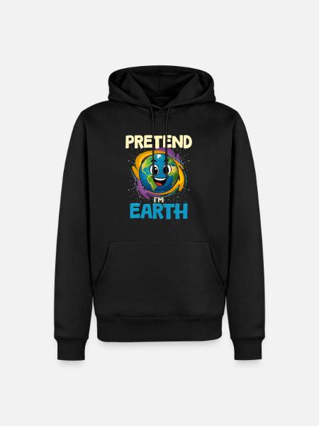 Earth Planet - Men’s Premium Organic Hoodie - black