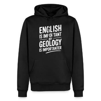 Geology Rock - Männer Premium Bio Hoodie - Schwarz - Vorne - Nico (187cm)