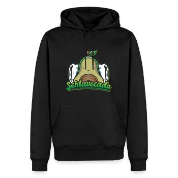 Schlavocado Avocado - Männer Premium Bio Hoodie - Schwarz - Vorne - Nico (187cm)