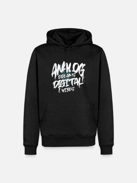 Synthesizer - Men’s Premium Organic Hoodie - black