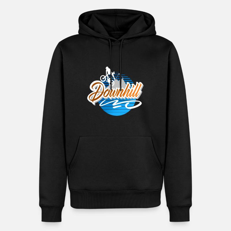 Descente - Sweat à capuche Premium bio Homme - noir