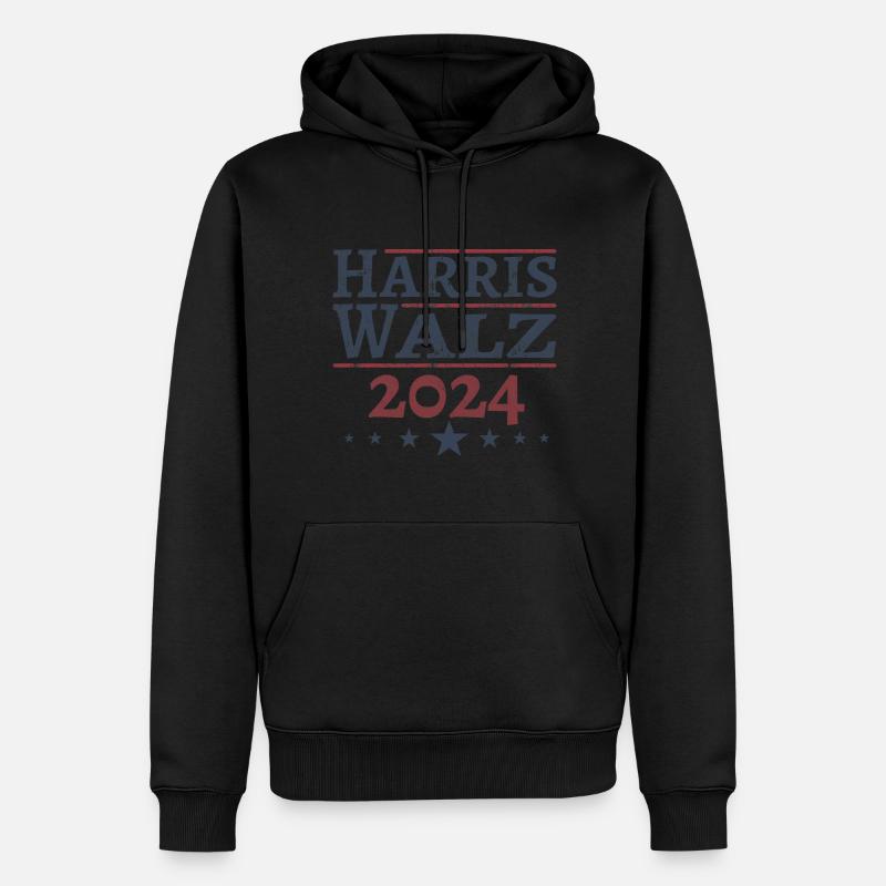 Harris Walz 2024 - Männer Premium Bio Hoodie - undefined