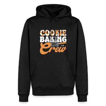 Boulangerie Boulangerie Boulangerie - Sweat à capuche Premium bio Homme - noir - Devant - Nico (187cm)