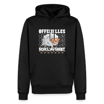 Offizielles Schlafshirt Schaf - Männer Premium Bio Hoodie - Schwarz - Vorne - Nico (187cm)