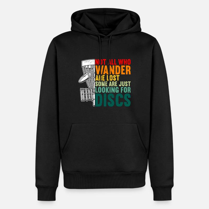 Disc Golf Disc Golfing - Men’s Premium Organic Hoodie - black