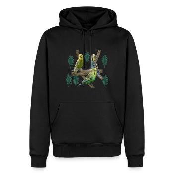 Perruque - Sweat à capuche Premium bio Homme - noir - Devant - Nico (187cm)