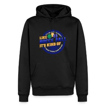 Boccia Spieler Boccia Spiel Boule - Männer Premium Bio Hoodie - Schwarz - Vorne - Nico (187cm)
