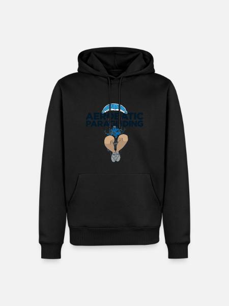 AerobaticParagliding - Men’s Premium Organic Hoodie - black