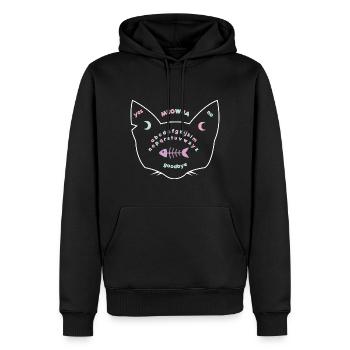 Katzen Hexenbrett - Cat Ouija Board - Männer Premium Bio Hoodie - Schwarz - Vorne - Nico (187cm)