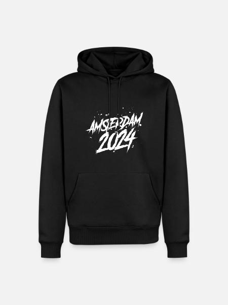 Amsterdam 2024 - Men’s Premium Organic Hoodie - black