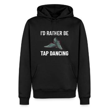 Stepptanz Anfänger Schuhe Musik lernen Tänzer - Männer Premium Bio Hoodie - Schwarz - Vorne - Nico (187cm)