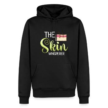Dermatologie Hautpflege Haut Medizin Erkrankung - Männer Premium Bio Hoodie - Schwarz - Vorne - Nico (187cm)